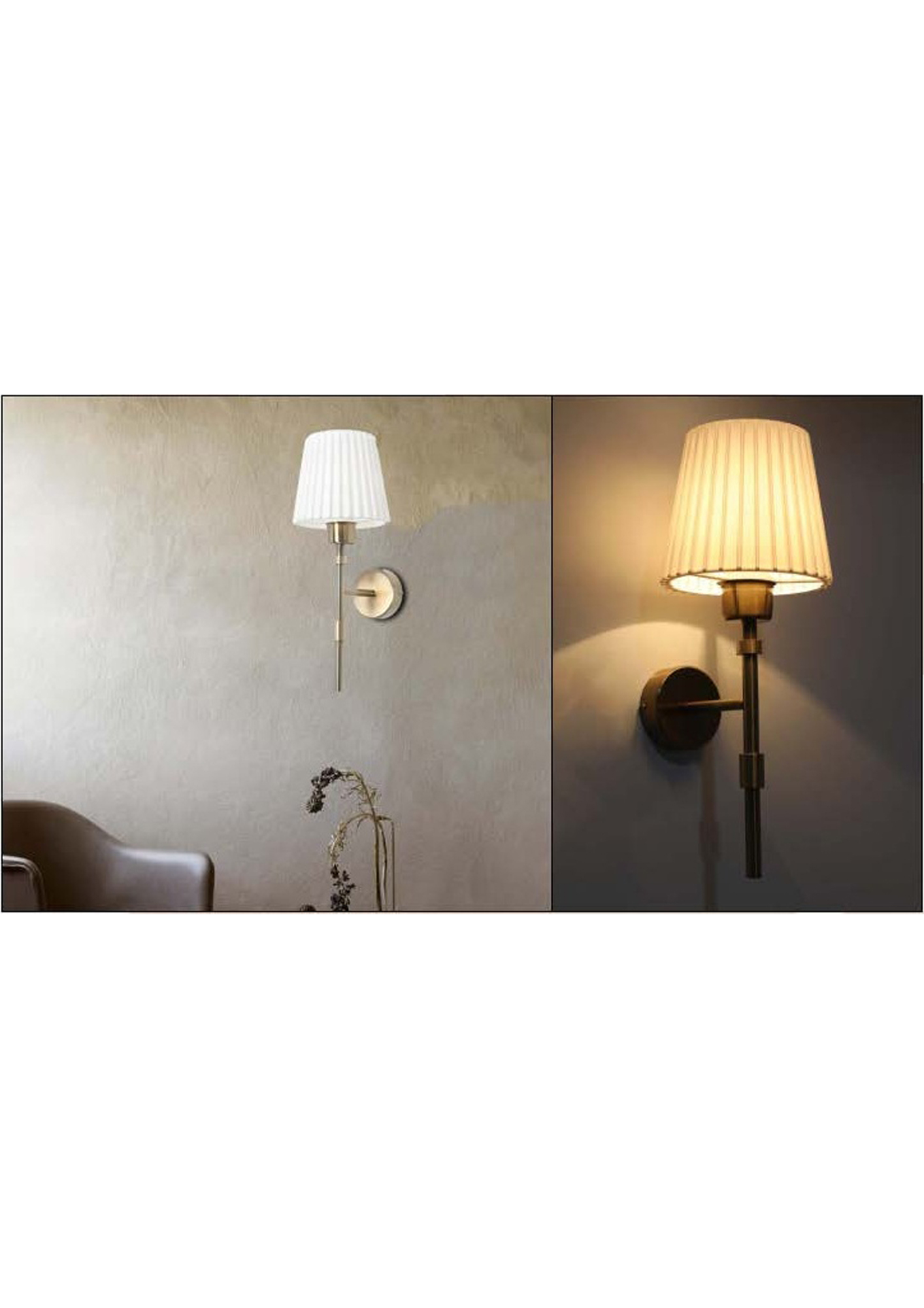 Beyond Lights - Brass Wall Sconce- GL